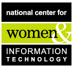 National Center for Women & Information Technology logo